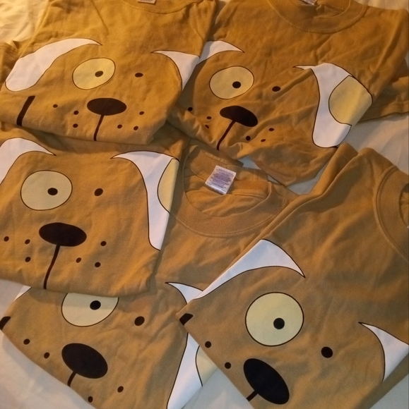 NWOT Gildan Heavyweight Dog Face Tshirt Size M - Picture 5 of 5